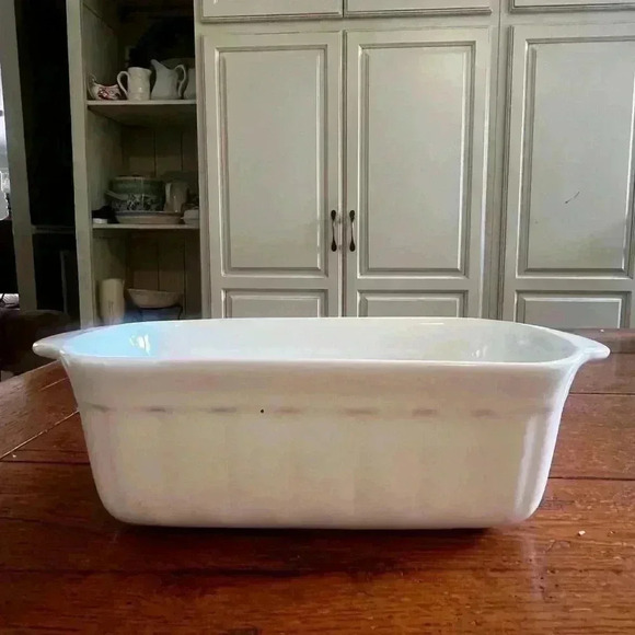 Pfaltzgraff Heritage White 2 Qt Loaf Pan ~ Vintage USA # 235 ~ Old Back … - Picture 6 of 9